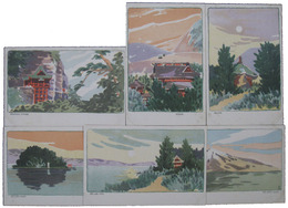 美術絵葉書　信州名所