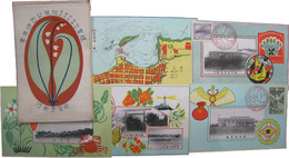 根室鉄道全通式築港起工式祝賀記念絵葉書