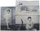 女性絵葉書