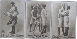 米国製　女性野球絵葉書