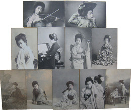 明治期女性絵葉書