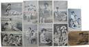 美人水着絵葉書