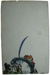 透かし絵葉書　堀川の夜討