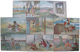 透かし絵葉書　歴史物　戦国時代