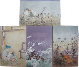 透かし絵葉書　日露戦争