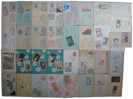 磯ヶ谷紫江他　燐表貼付絵葉書