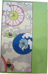 竹久夢二絵葉書　花見客