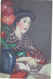 竹久夢二　女学世界増刊絵葉書