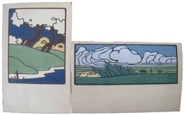 デザイン絵葉書　田園