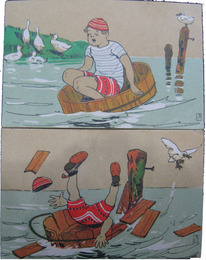 日本葉書会　漫画絵葉書