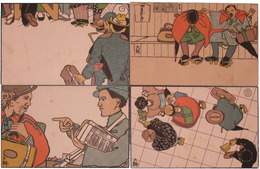 朝賀大鱗絵葉書