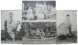 朝鮮風俗絵葉書　妓生