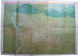 鳥瞰図　札幌及定山渓名所案内