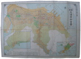最新大連市街全図（旅大観光案内図）