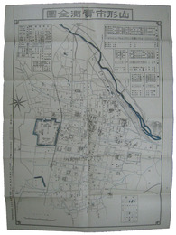 最新　山形市実測全図