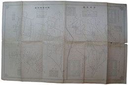 山形県栄村（現鶴岡市）　配水管布設図