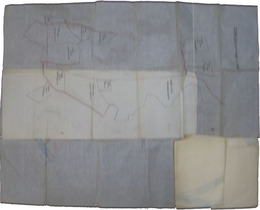 利根郡桃野村　地籍図