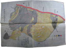 武州幡羅郡玉井堰組合九ヶ村之内玉井村　麁絵図面