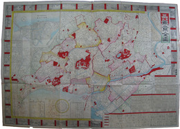 八門方位線附　東京全図