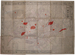 八門方位線附　東京全図