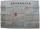 東京市電車案内地図