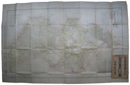 東京府北豊島郡巣鴨町・巣鴨村全図