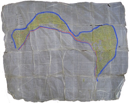 信濃国諏訪郡田部村絵図