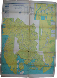 広島県　沼隈・御調・世羅郡地図