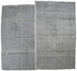 日本橋区橘町二丁目地所貸付図