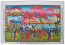 向島隅田堤桜花盛之図