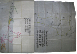 南樺太留多加郡鉄道路線計画図