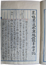 栃木県安蘇郡　赤坂暴民水車堰破壊事件日誌