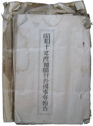 静岡県庵原郡袖師村　報告書綴