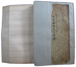 甲斐国現在人別調　明治十二年十二月三十一日