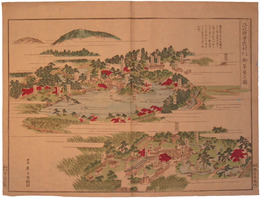 洛北修学院村上下御茶屋之図