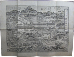 大和国多武峰談山神社之図