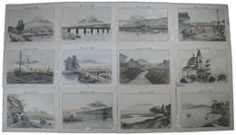 石版画　富士十二景