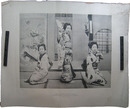 THREE LITTLE MAIDS IN SCHOOL SHINBASHI OSHAKU (DANCING-Girls) AT LESSONS