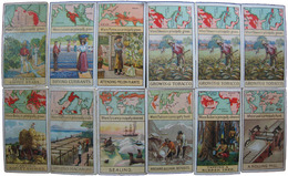 中国煙草カード　産業風景とその地図