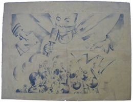 米軍伝単　新聞紙の言論の自由は束縛されて居る