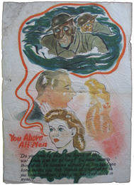 日本軍対米伝単　故郷の恋人は待ち続けられない