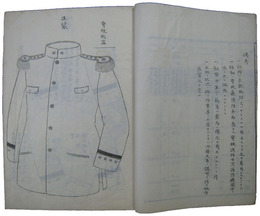 警察官及消防官服制図例
