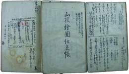 田畑屋敷地券絵図仕立帳・山林絵図仕立帳