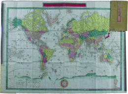 掌中万国輿地細全図（万国輿地全図）