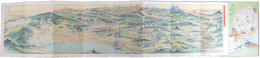 鳥瞰図　名古屋と岐阜県（中部日本観光鳥瞰図絵）