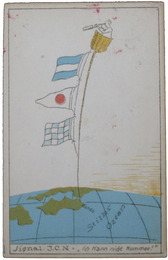 板東俘虜収容所絵葉書　帰還不能