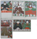 山村耕花　雛人形絵葉書