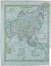 ASIA drawn from the latest ASTRONOMICAL OBSERVATION 〔最新の天体観測に基づくアジア図〕