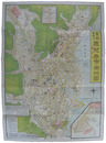 実測番地入　鹿児島市街地図