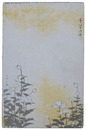透かし絵葉書　千草の露